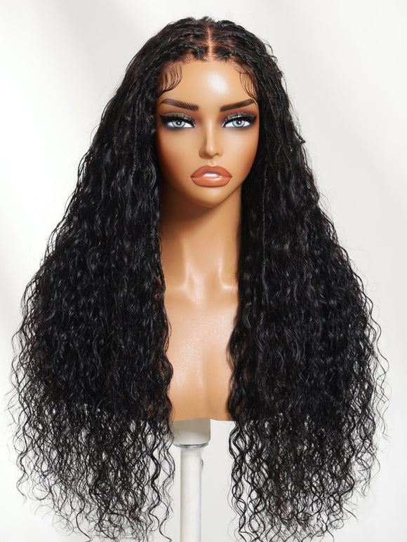 Klaiyi 360 Lace Water Wave Wig Pre-Everything  With Invisi Drawstring