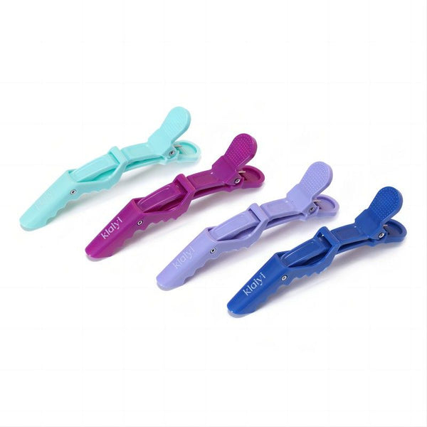 Black Friday Special Offer | Klaiyi Free Gifts Elastic Headban And Alligator Clip Salon Perm Hair Dye Plastic Hairpin Wig Clip Haircut Partition Styling Clip Supplies