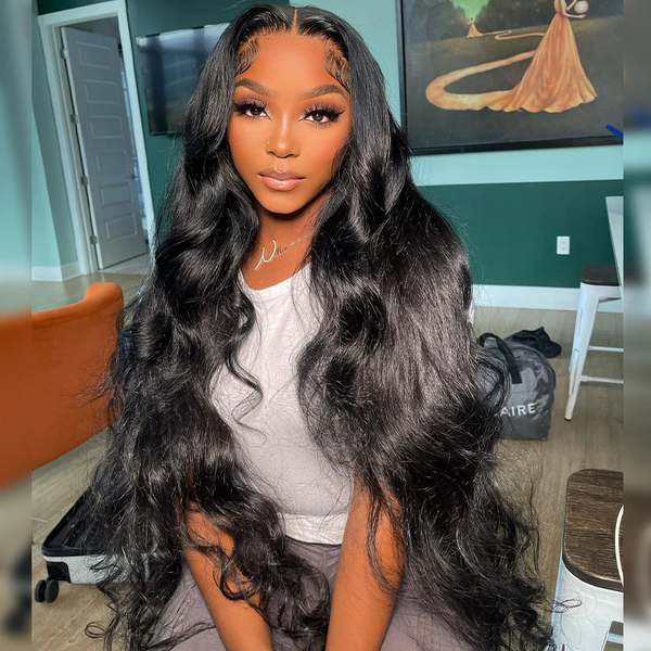 Klaiyi 250% Lace Wig Pre-Cut Glueless Wear&Go 6*4.75 Lace  Wig Flash Sale