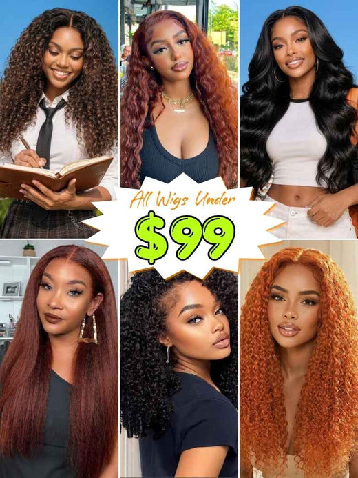 All Wigs Under $99 | Klaiyi Midweek BTS Blowout 24Hrs Shipping Out Limited Stock Flash Sale