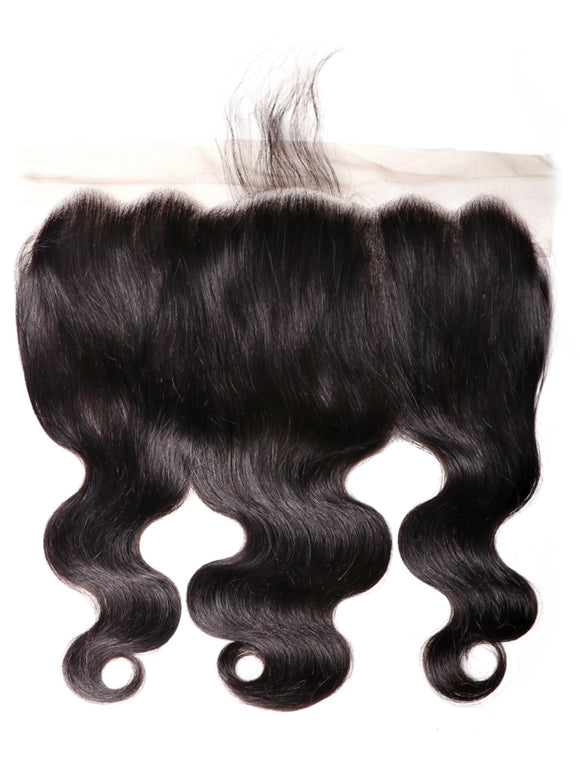 Klaiyi Body Wave Lace Frontal Closure Deals, 13*4 Ear to Ear, Free Part, 100% Virgin Human Hair