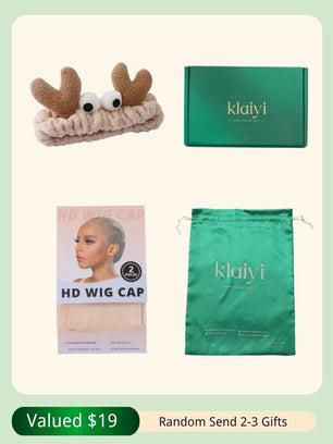 Klaiyi Free Gifts Package For Every Order, Random Send 2-3 Gifts Valued $19