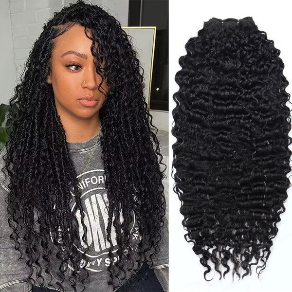 Klaiyi Brazilian Deep Wave Human Hair 1/3/4 Bundles Virgin Hair Flash Sale