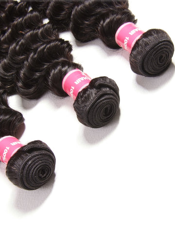 Klaiyi Remy Hair Brazilian Deep Wave 1 Bundle Deal 100% Human Hair Youth Series