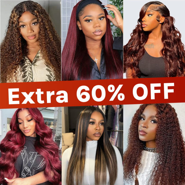 $89=22" Colored Wig | Klaiyi  Black FRIDAY Special Offer Mega Sale Limited Stock Flash Sale