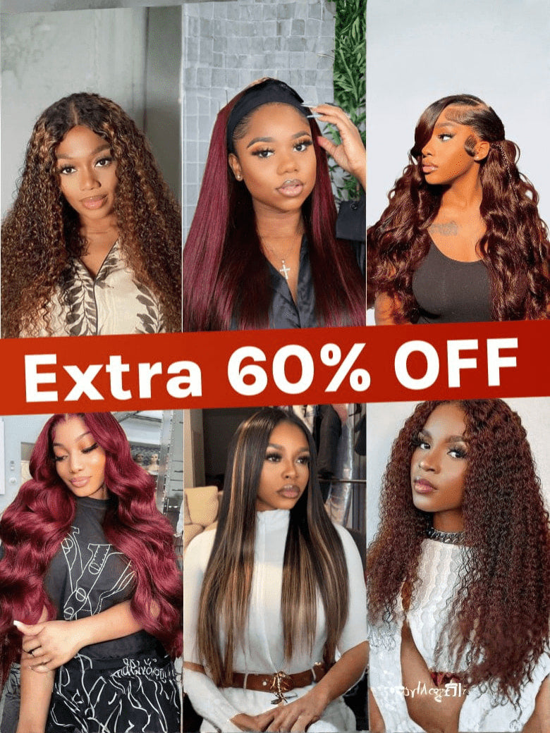 $89=22" Colored Wig | Klaiyi  Black FRIDAY Special Offer Mega Sale Limited Stock Flash Sale