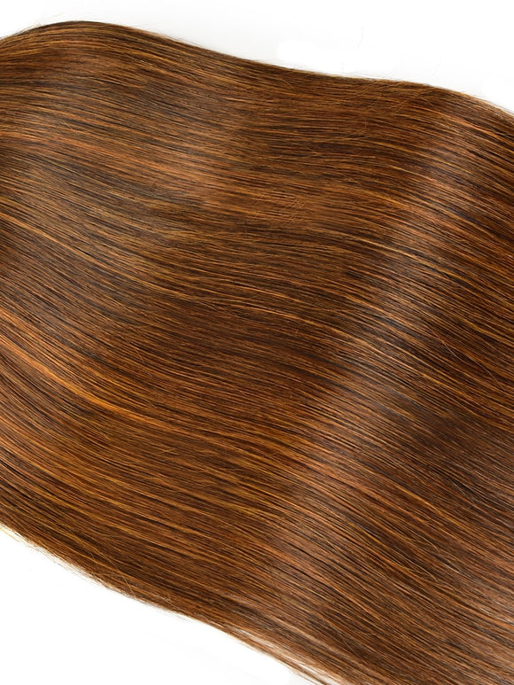 Klaiyi Ombre Dark Roots Balayage Color Silk Straight Human Hair Weaves Bundles Deal