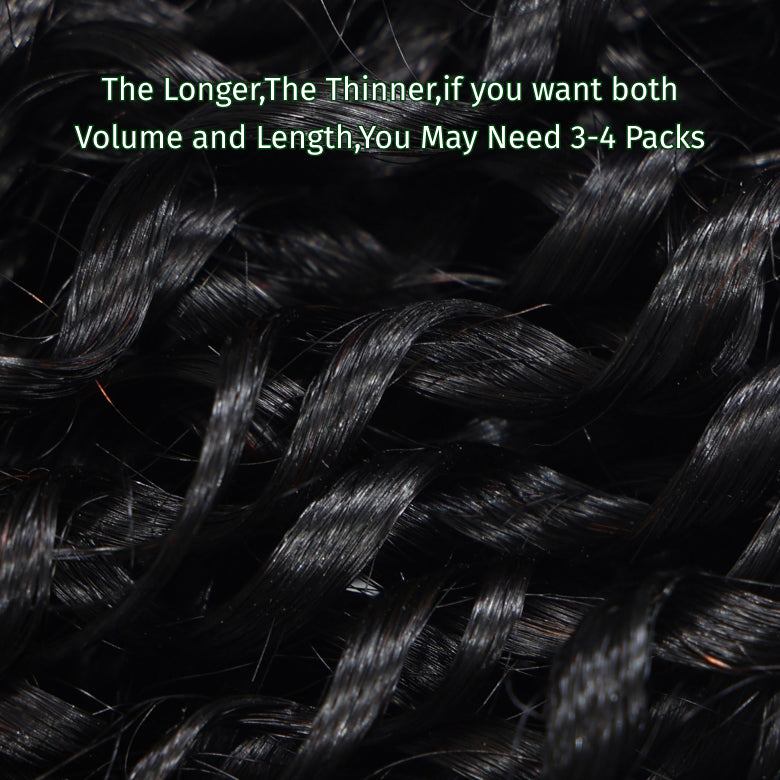Klaiyi Burmese Curly Human Hair Bundle With Twist Out Ends 1/3/4 Bundles Flash Sale
