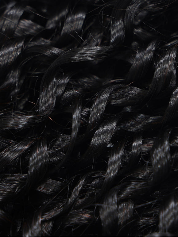 Klaiyi, mèches de cheveux humains bouclés birmans avec pointes twist out, 1/3/4 mèches - Vente flash
