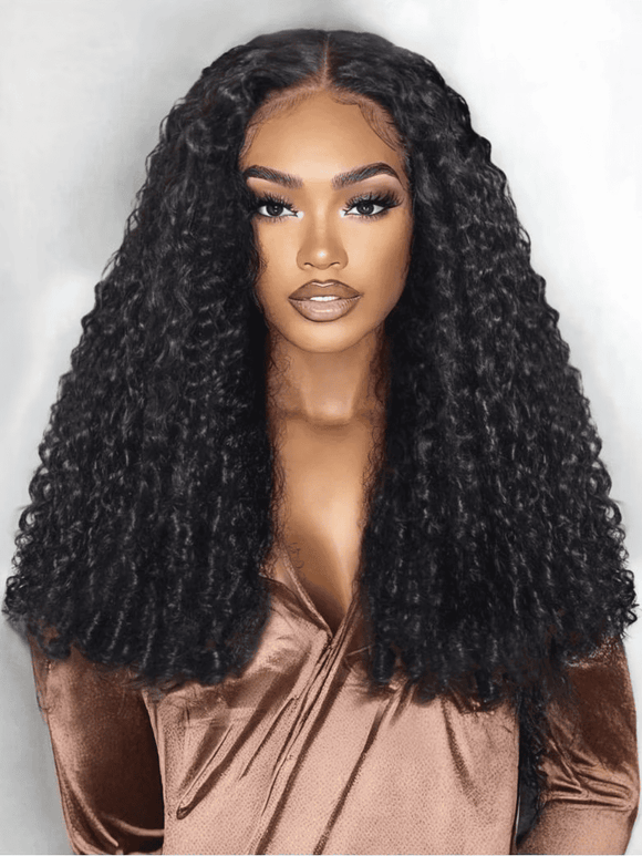 Klaiyi, mèches de cheveux humains bouclés birmans avec pointes twist out, 1/3/4 mèches - Vente flash