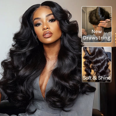 $120 OFF| Code: SAVE120 Klaiyi 13x4 Drawstring Pre-Cut Lace Front Super Secure 3D Body Wave Pre-Everything Wig