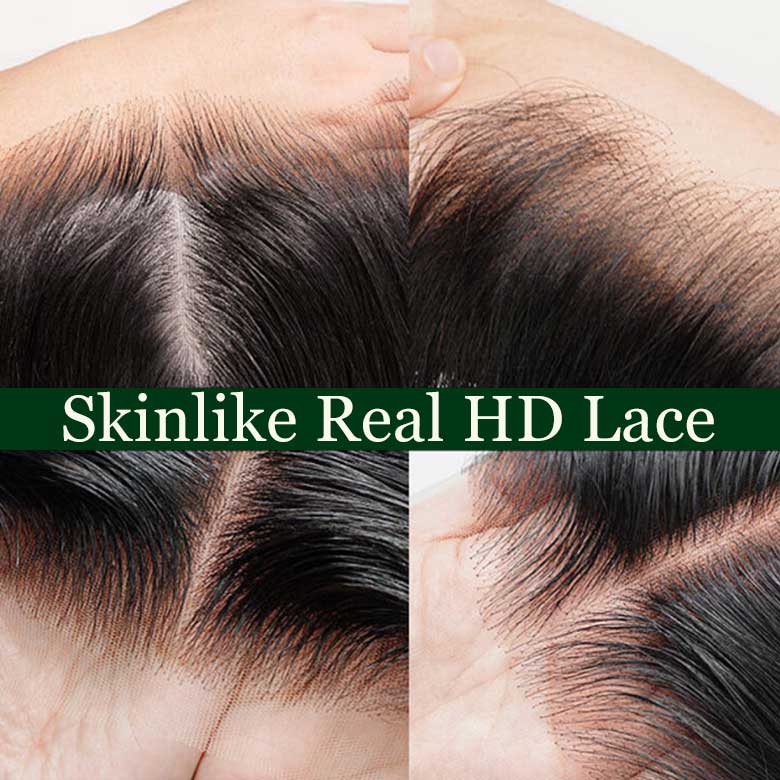 Klaiyi 5x5 HD Blend Away™ HD Lace Wig 180% Density Water Wave Glueless Wigs Melted All Skin Flash Sale