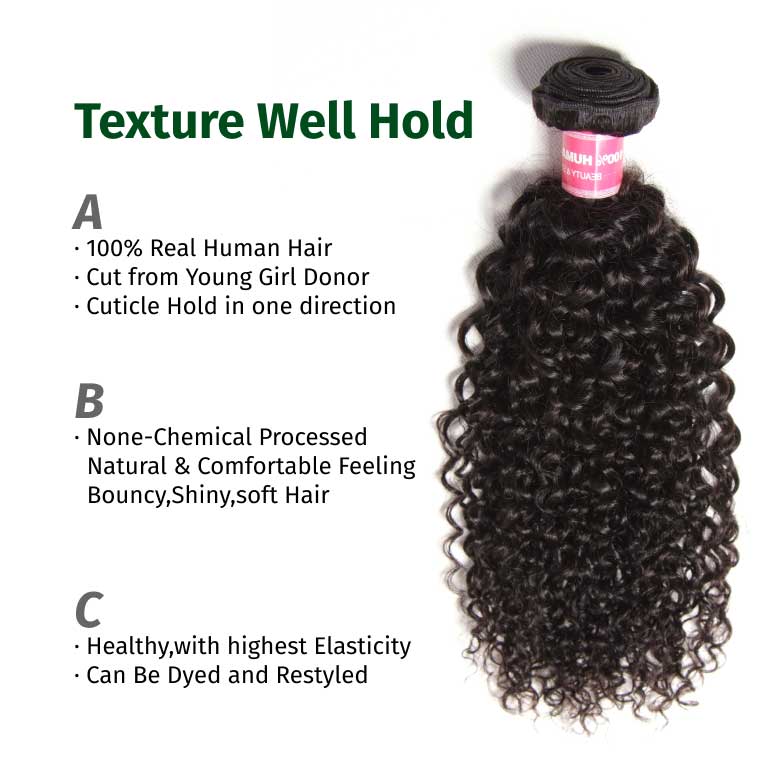 Klaiyi Hair 3 Bundles 100% Virgin Human Hair Curly Wave Hair Weft Deals Jerry Curly Flash Sale