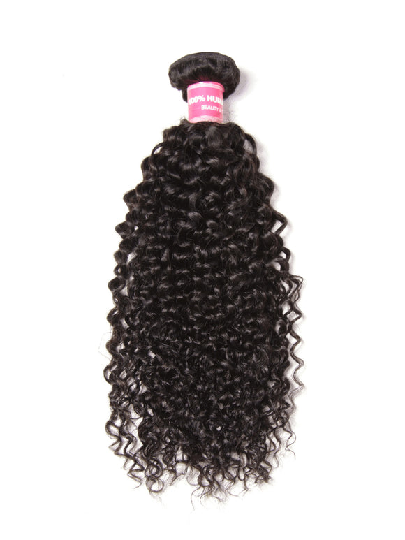 Klaiyi Hair 3pcs/lot Indian Jerry Curly Hair Human Hair Weft Deals