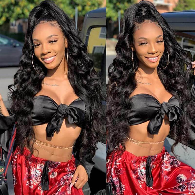 Extra 60% OFF |Klaiyi Brazilian Body Wave Human Virgin Hair Weft 2-4 Bundles/Pack Deals