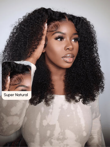 Buy 1 Get 1 Free,Code:BOGO |  Kinky Curly 7x5 Bye Bye Knots Wig 4.0