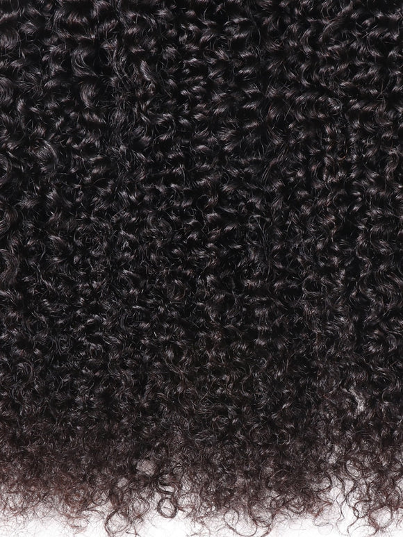 Klaiyi 4C Kinky Curly Virgin Hair 3 Bundles Deal Brazilian Kinky Curly Human Hair Weft Flash Sale