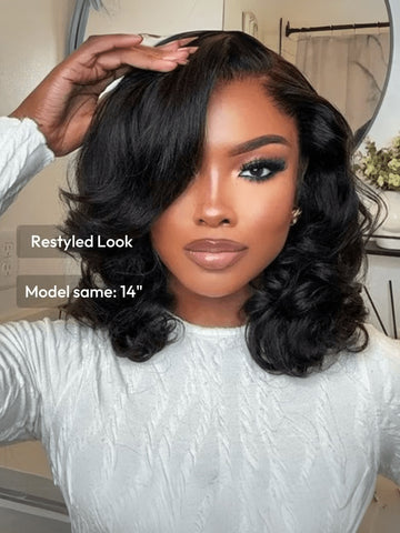 Extra 60% OFF | Klaiyi Put On and Go Glueless Bob Wig 13x4 Pre Everything / 7×5 Bye Bye KnotsBeginner Friendly Flash Sale