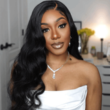 Test of Klaiyi Body Wave Glueless Wigs 13x4 HD Invisible Transparent Lace Front Human Hair Wigs