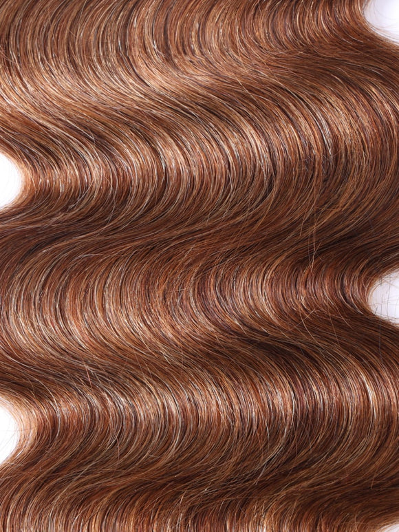 Klaiyi Body Wave Honey Blonde Brown Bundles Highlight Human Hair Wave Extensions
