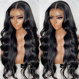 Extra 50% Off Code HALF50 | Klaiyi Pre-Cut Larger Size Lace Closure Wear Go Wig  Body Wave Wigs