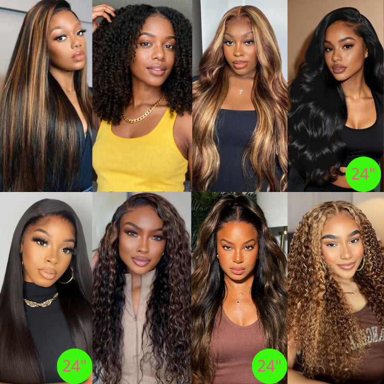 Klaiyi Mystery Box Only $69  Win 24" 13x4 Pre-everything Wig Valued $259 Flash Sale