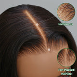 New User Exclusive | Klaiyi Pre-Cut Lace Wig Wear And Go Wig Body Wave Human Hair Wig with Breathable Cap Beginner Wig