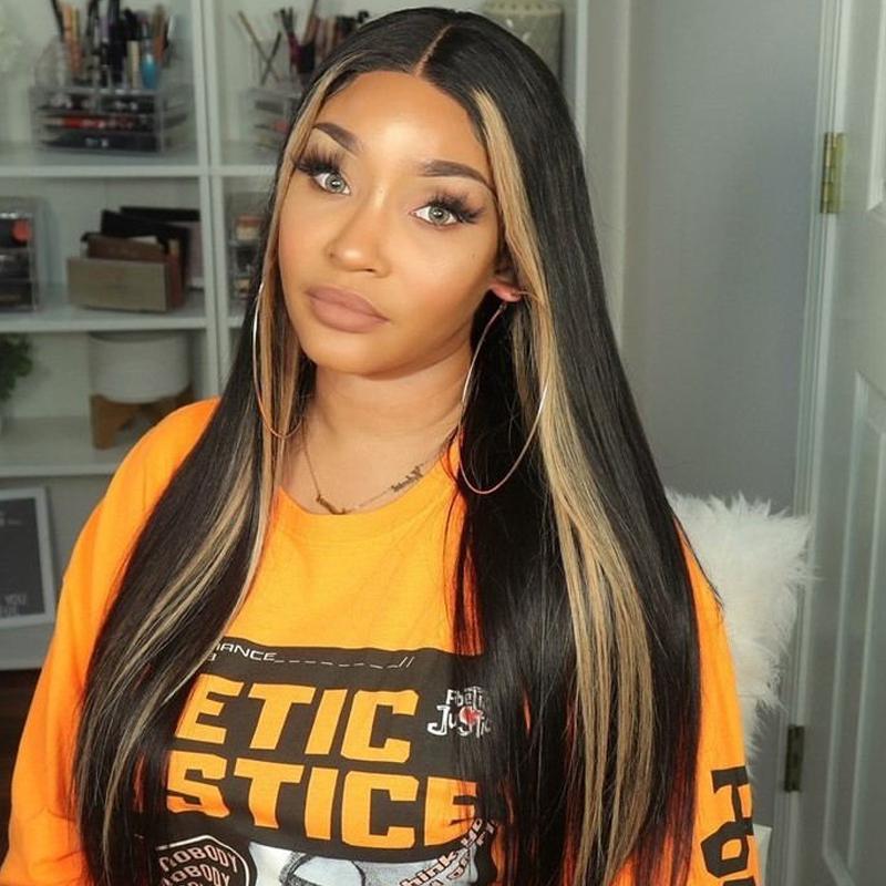 $169 Get 3 Wigs | Lace Part Kinky Curly Wig +180% Density Lace Part Honey Blonde Straight Wig + U Part Jerry Curly Wig Flash Sale
