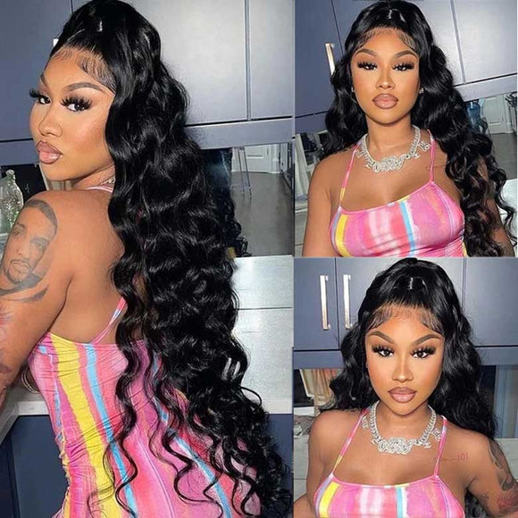 Extensions de cheveux vierges ondulés Klaiyi 8A (1 pièce/paquet) 