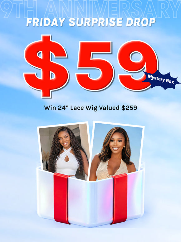 70% DE DESCUENTO EXTRA | Venta Especial de Medio Año Klaiyi TGIF, Oferta Especial, 100% Peluca de Cabello Humano Sin Pegamento, Venta Flash
