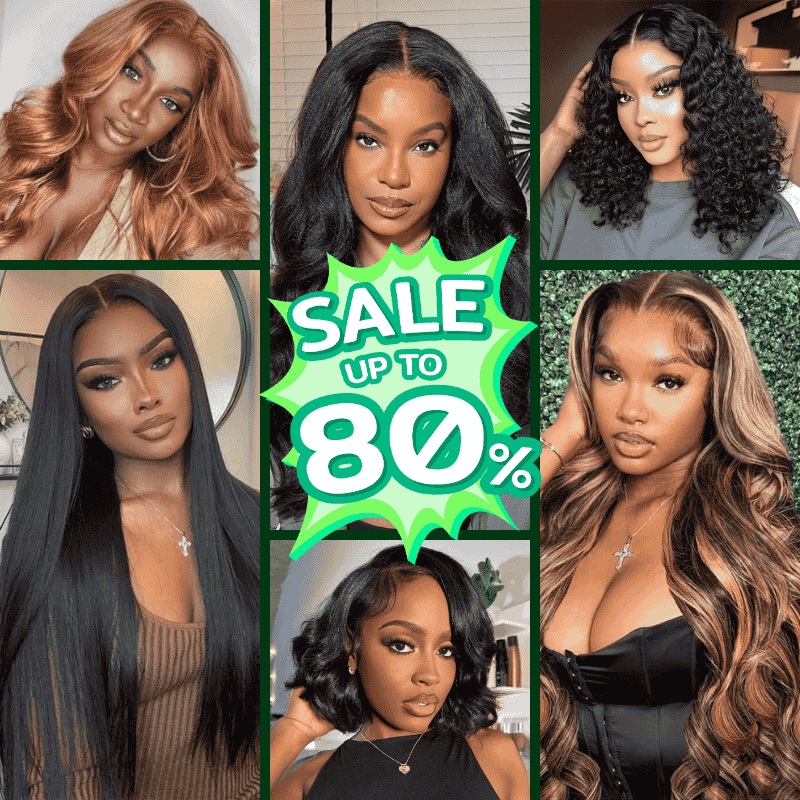 Cut 80% For All Lace Wig| 13X6, 4x4, 4x1, 7X5 Byebye Knots Lace Wigs Included Subscriber Only Weekend Mega Sale Limited Stock Flash Sale