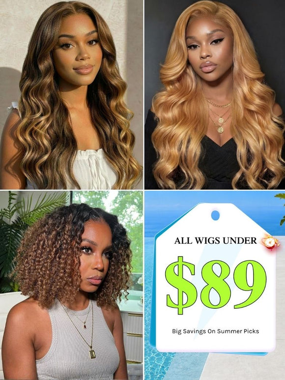 All Wigs Under $89 | Klaiyi Wednesday Blowout Mega Sale Ship In 24Hrs Flash Sale In Stock