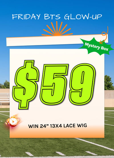 Klaiyi Mystery Box Only $59  Win 24" 13x4 Lace Front Wig Valued $259 Flash Sale