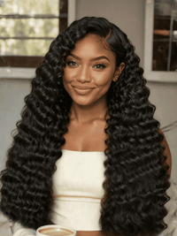 Indian Virgin Hair Deep Wave 4 Bundles Deals-Klaiyi Hair