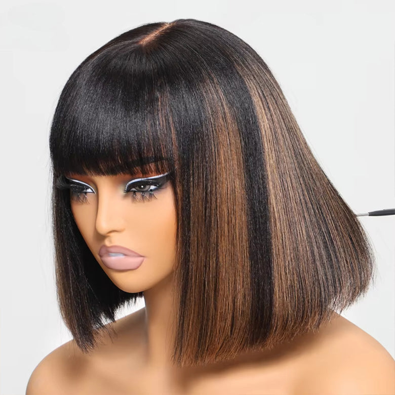 yaki straight bob wig