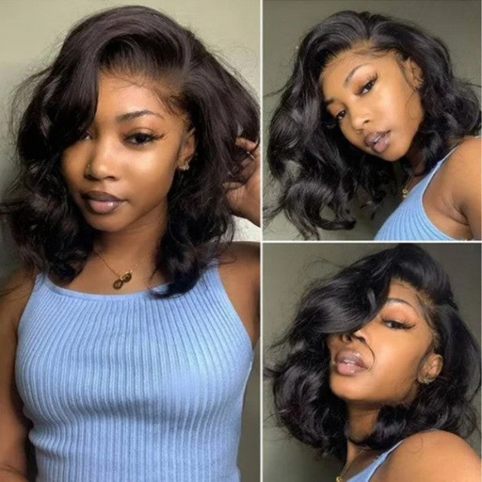 VIP Member| 200%Density 13x4 Lace Front Wig Shoulder Length Wavy Wig Flash Sale