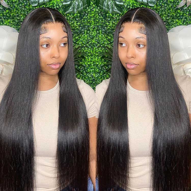Klaiyi  Pre-Cut Wear & Go Lace Jerry Curly or Body Wave Kinky Edge Wig  Flash Sale