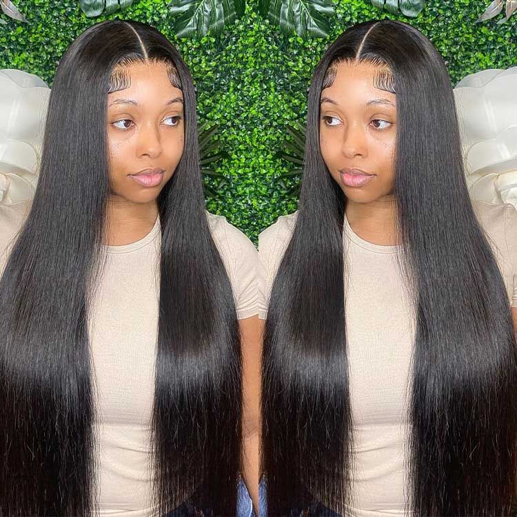 Klaiyi 13x4 Lace Front Wig Jerry Curly or Body Wave Kinky Edge Wig  Flash Sale