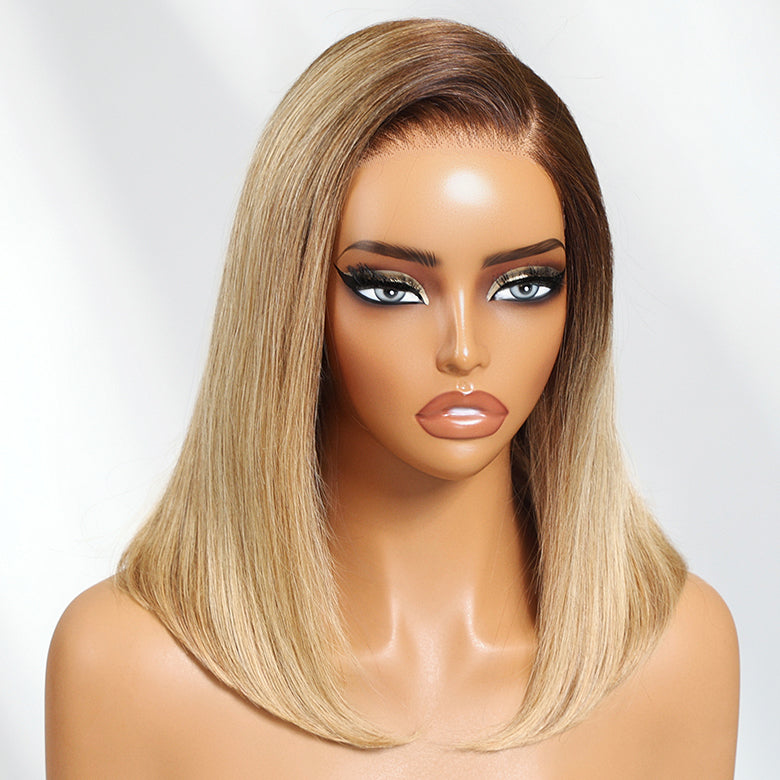 613 highlight bob wig side angle