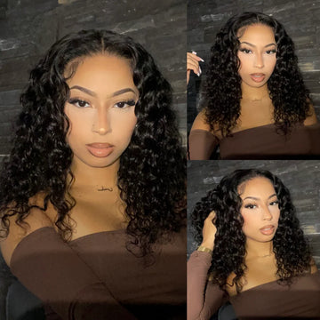 Ship in 24Hrs| 180% Density 7x5 Bye Bye Knots Water Wave Wig