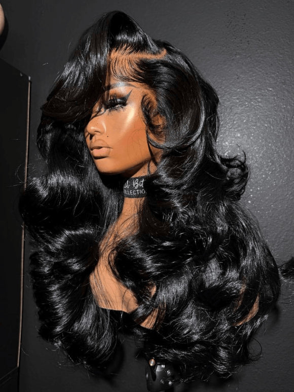$100 OFF| Code: SAVE100 Klaiyi 13x4 Drawstring Pre-Cut Lace Front Super Secure 3D Body Wave Pre-Everything Wig