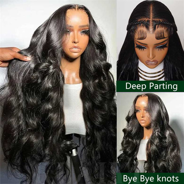 Klaiyi Hair Body Wave 13x4 Lace Front Wigs Human Hair Pre-everything Wig