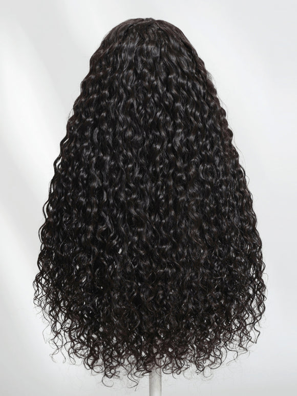 Klaiyi Luxury Quality 13x4 HD Lace Frontal Wig 200%/250% Density Available in Silk Straight / Body Wave / Water Wave Styles 15A Raw Human Hair