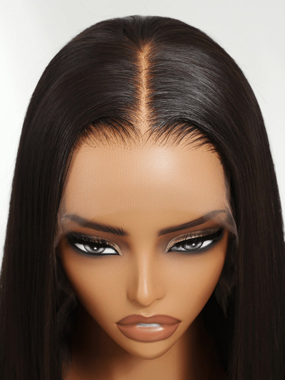 Klaiyi Luxury Quality 13x4 HD Lace Frontal Wig 200%/250% Density Available in Silk Straight / Body Wave / Water Wave Styles 15A Raw Human Hair