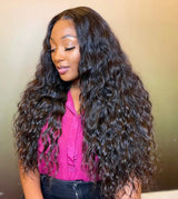 Glueless Wig Flash Sale| Klaiyi Water Wave 6*4.5 Pre-Cut Lace Wig Wear Go Human Hair Wigs