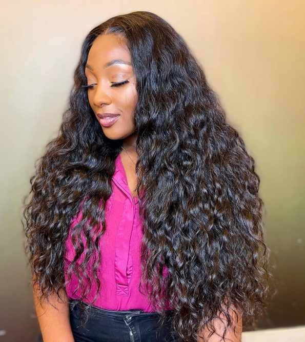 Extra 50% Off Code HALF50 | Klaiyi Put On and Go 6x4.75  Pre-Cut Lace Closure Wig