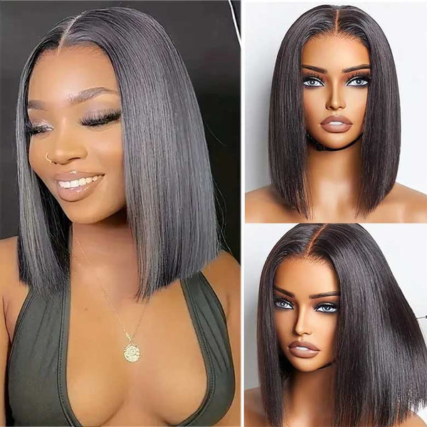 Klaiyi Pre-Cut Wear Go Straight 6x475 Lace Closure Wig Beginner Friendly 95$