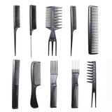 Hair Care Comb Anti Static Coarse Fine Toothed Tail Pick Combs Black Set For Wet Dry Curly And Straight Hair | Special Gift