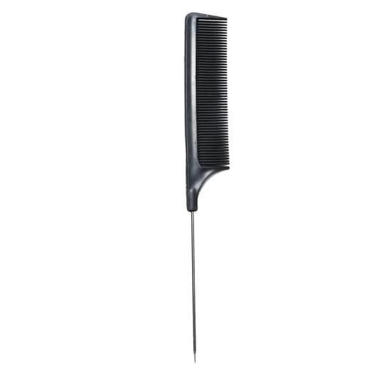 500 points | Ensemble de peignes Klaiyi pour cheveux mouillés, secs, bouclés et lisses, antistatiques, à dents fines et larges, noir
