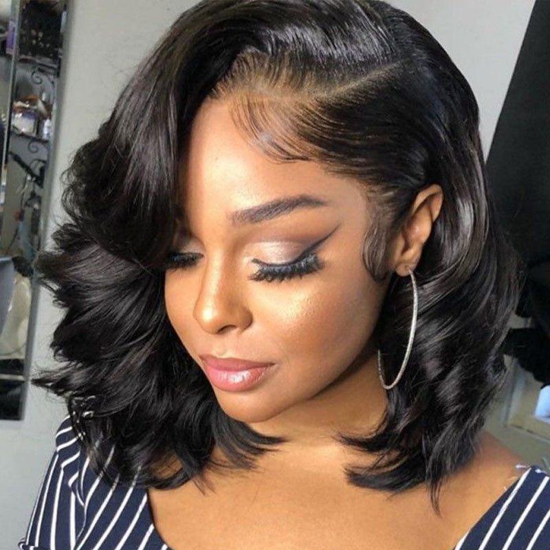 VIP Member| 200%Density 13x4 Lace Front Wig Shoulder Length Wavy Wig Flash Sale